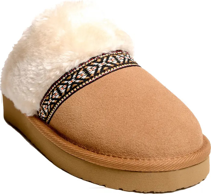 Corie Faux Fur Scuff Slipper (Women) | Nordstrom