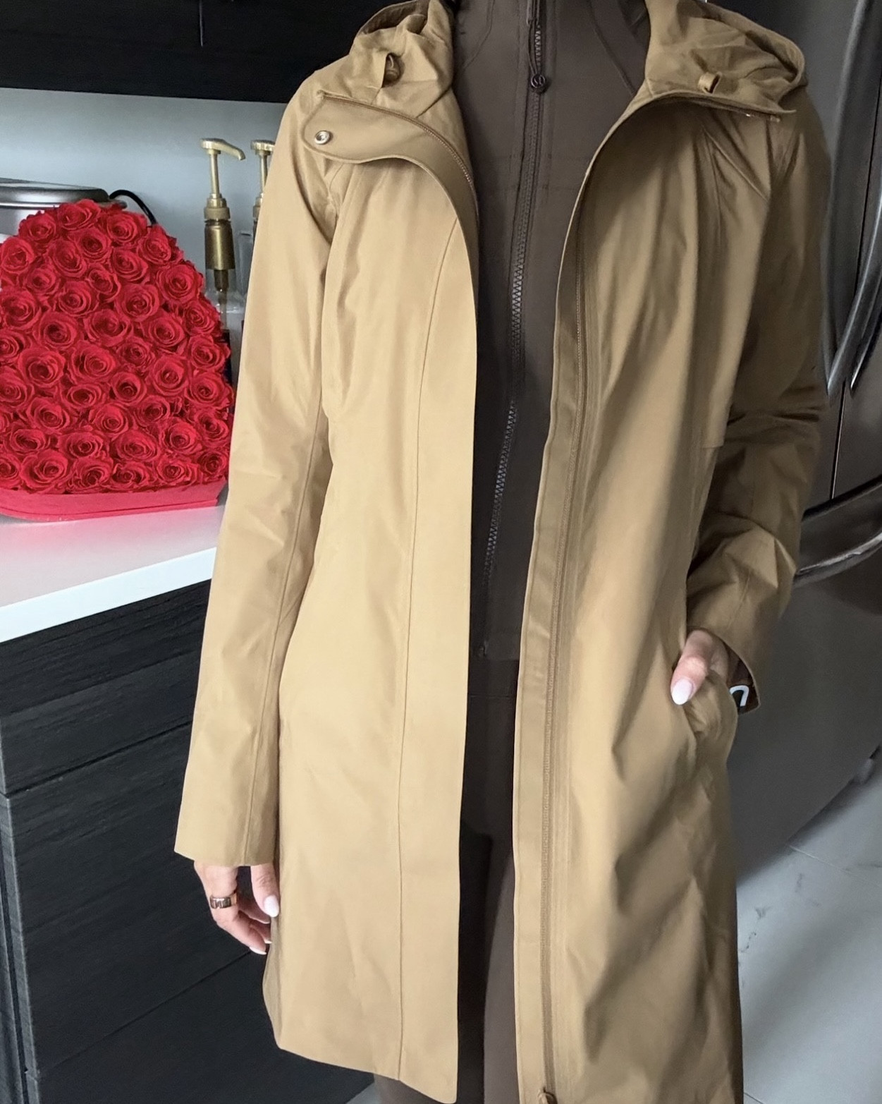 the rain ☔️ rebel jacket in camel brown from lululemon. 

walnut crunch, define jacket, align legging, yoga, pilates, lounge, athleisure, petite. 

#LTKActive #LTKootd #LTKPetite