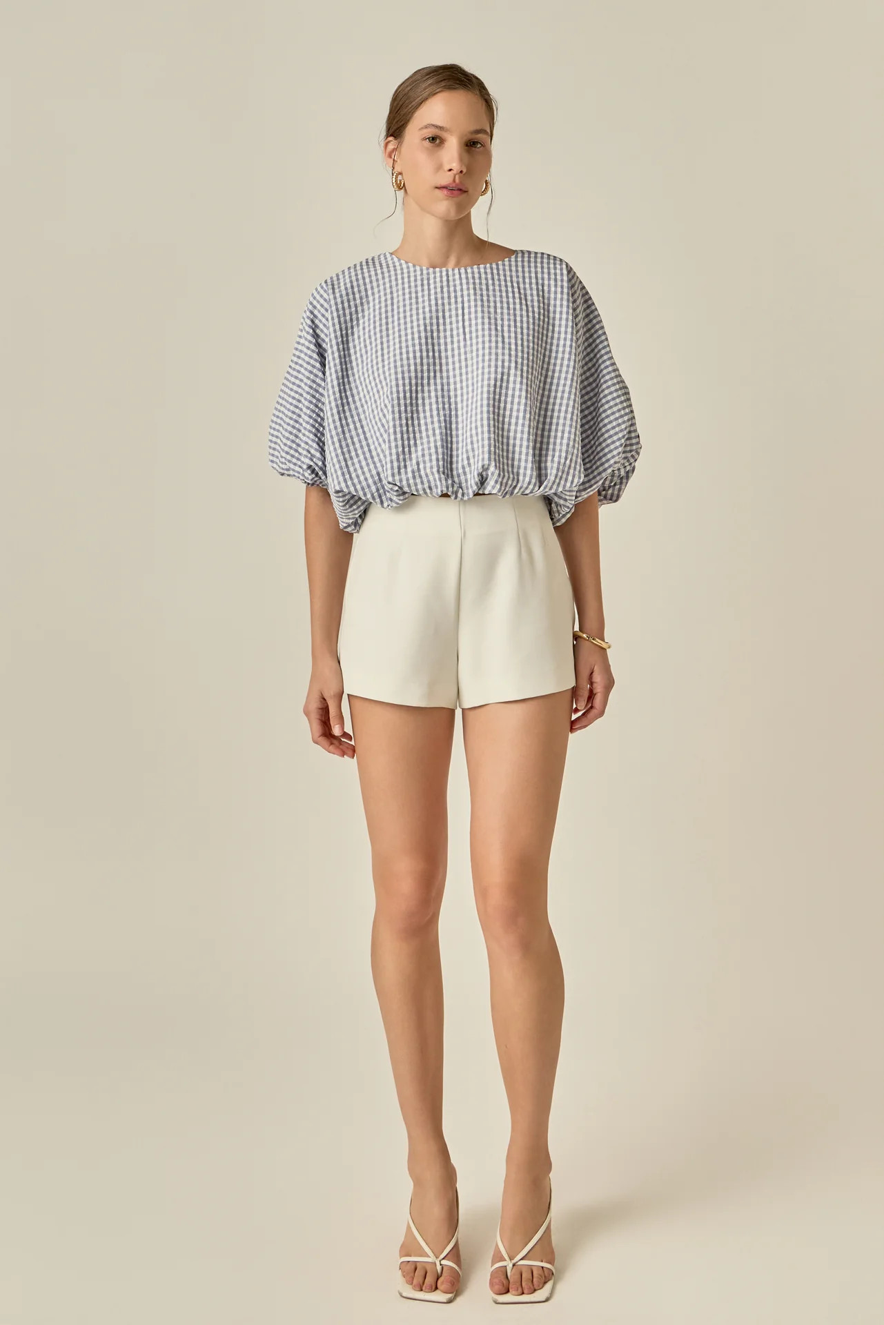 Voluminous Cropped Top | English Factory