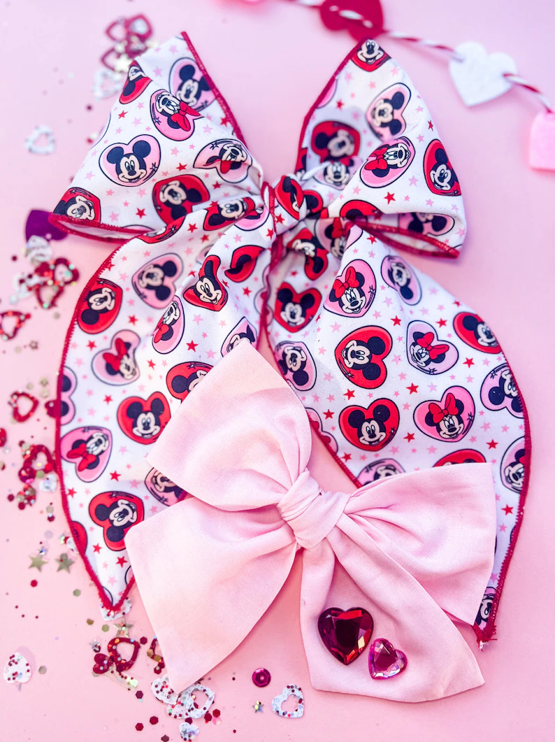 Mouse Love Large Camila Bow | Etsy (US)