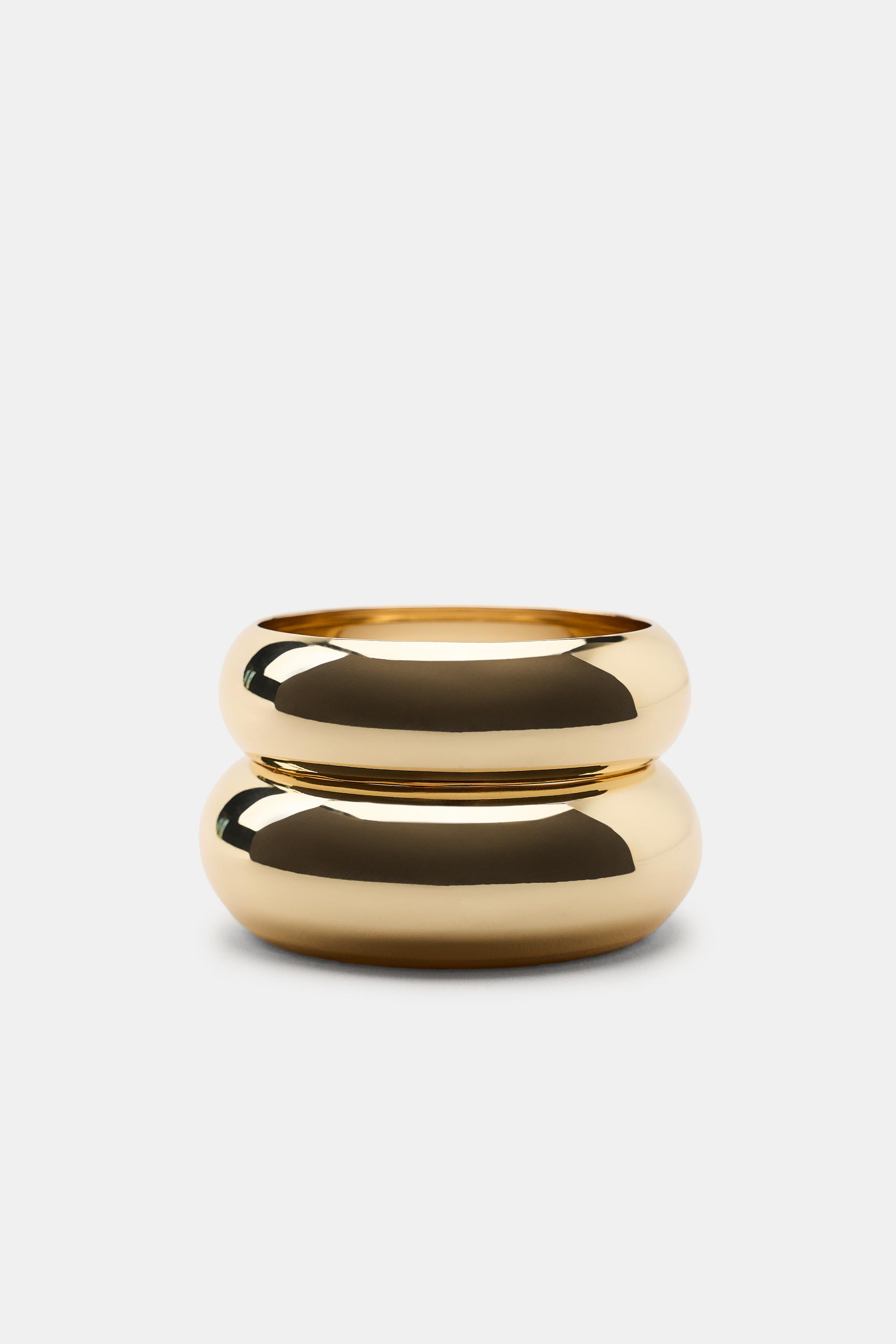 TWO-PACK OF RIGID METAL BRACELETS | Zara US