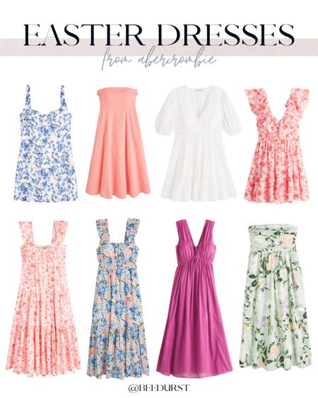 Easter dresses from Abercrombie, Abercrombie Easter dress, cute Easter dress, Easter sundress, maxi dress, floral dress, floral Easter dress, floral sundress, linen sundress 

#LTKunder100 #LTKFind #LTKSeasonal