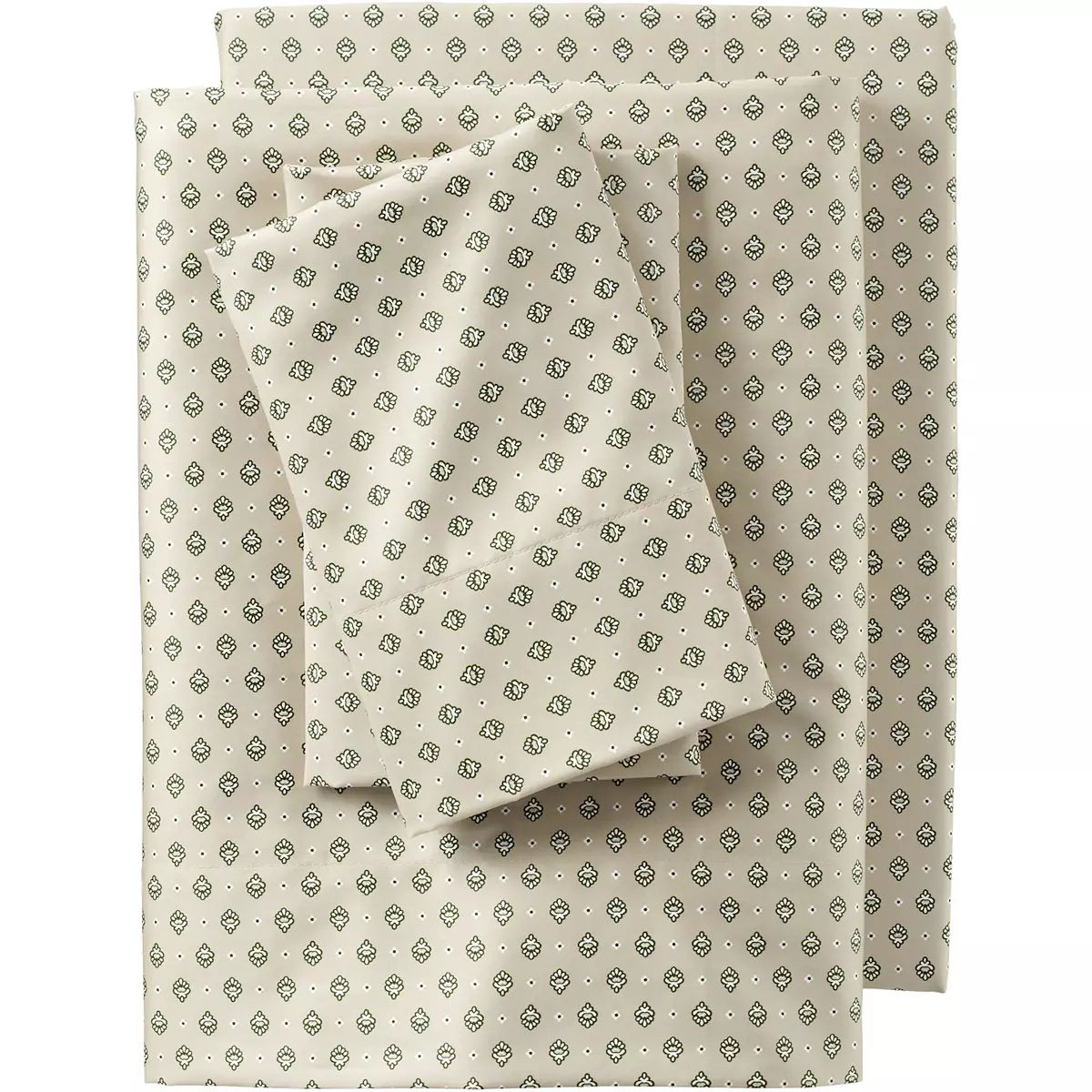 Lands' End 400 Thread Count Sateen Printed Sheet Set | Kohl's