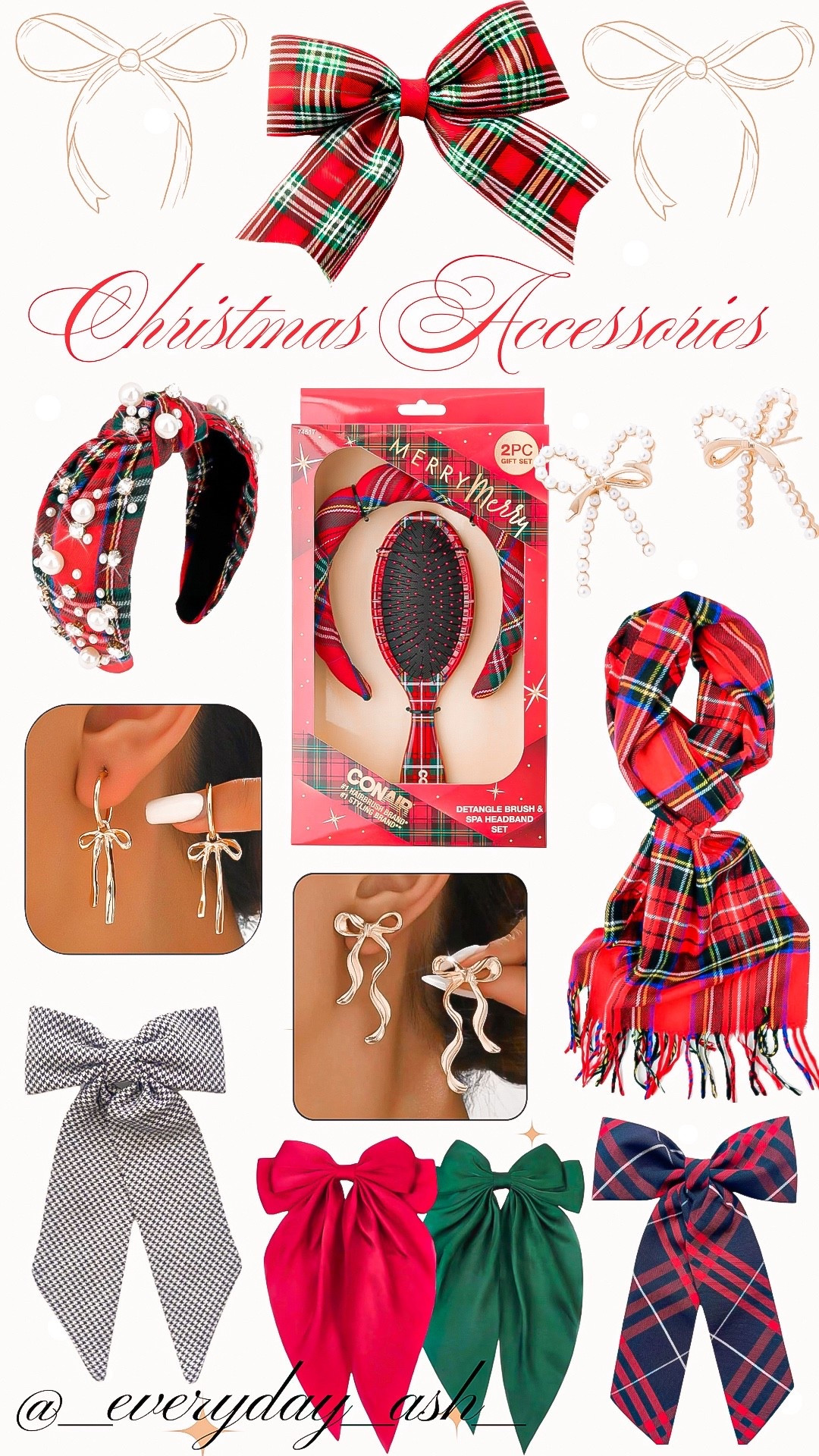 Amazon // Christmas accessories 🎁🎄

Amazon gifts, gift for her, stocking stuffers, Christmas jewelry, hair accessories, plaid headbands, tartan accessories, beauty finds, hair bows 

#LTKGiftGuide #LTKHoliday #LTKBeauty