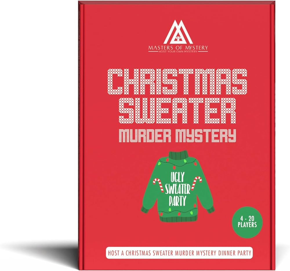 Replay-able Christmas Murder Mystery Dinner Party Game - Host an Ugly Christmas Jumper Party Game... | Amazon (US)