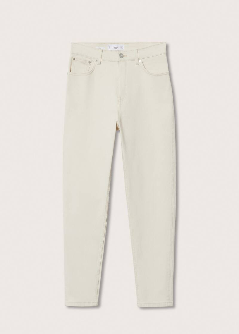 Mom high-waist jeans -  Women | Mango United Kingdom | MANGO (UK)