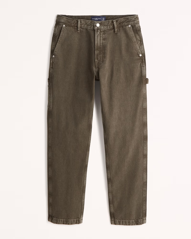 Men's Loose Workwear Pant | Men's Bottoms | Abercrombie.com | Abercrombie & Fitch (US)