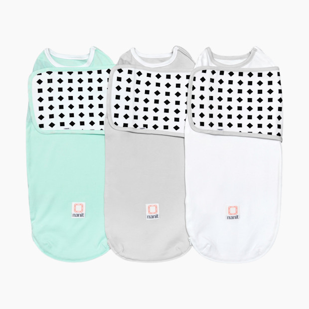Nanit Breathing Wear Swaddle (3 Pack) Size S/(0-3 Months) | 100% Cotton | Babylist