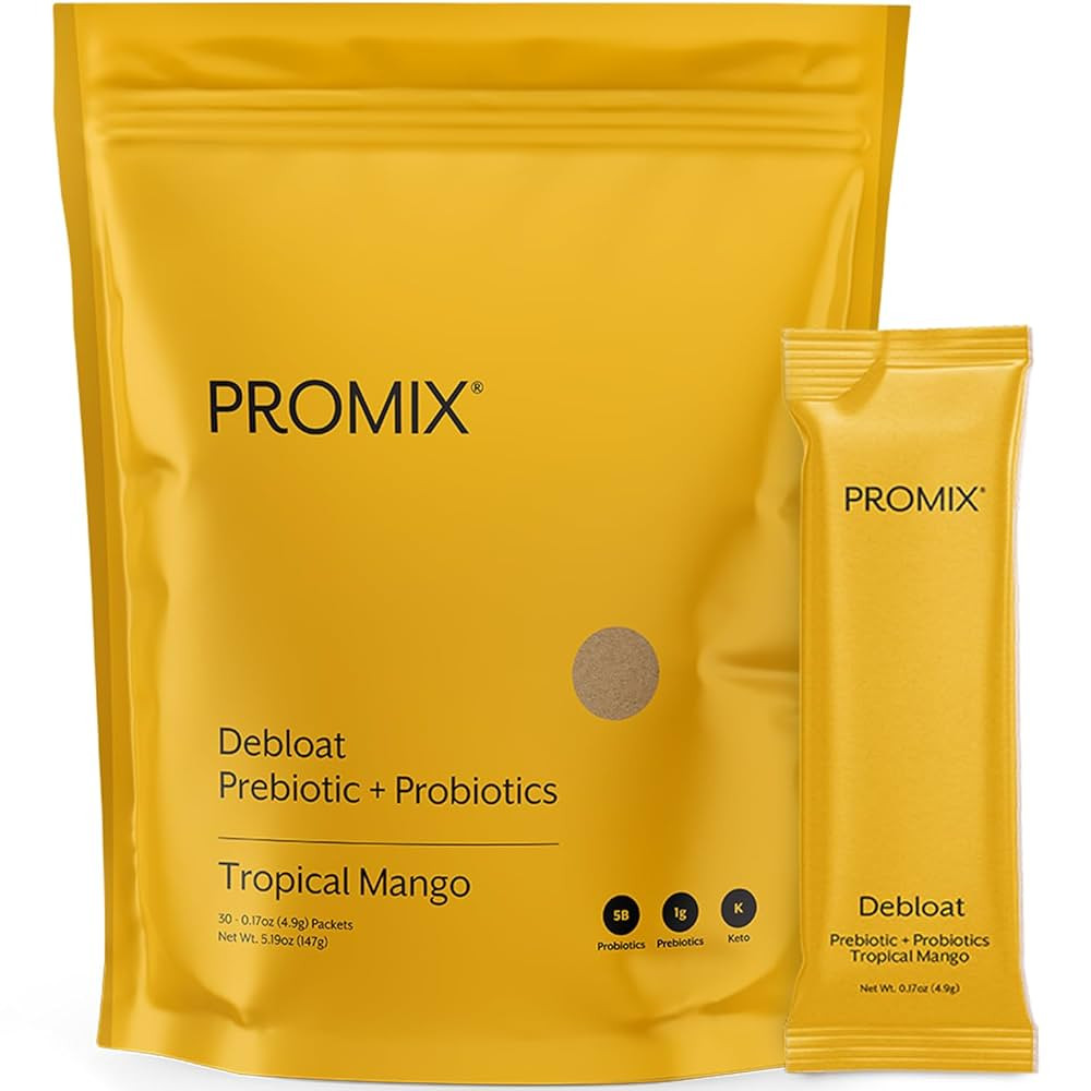 ProMix Nutrition Debloat Prebiotics and Probiotics Immune Support Supplement for Digestion, Corti... | Amazon (US)