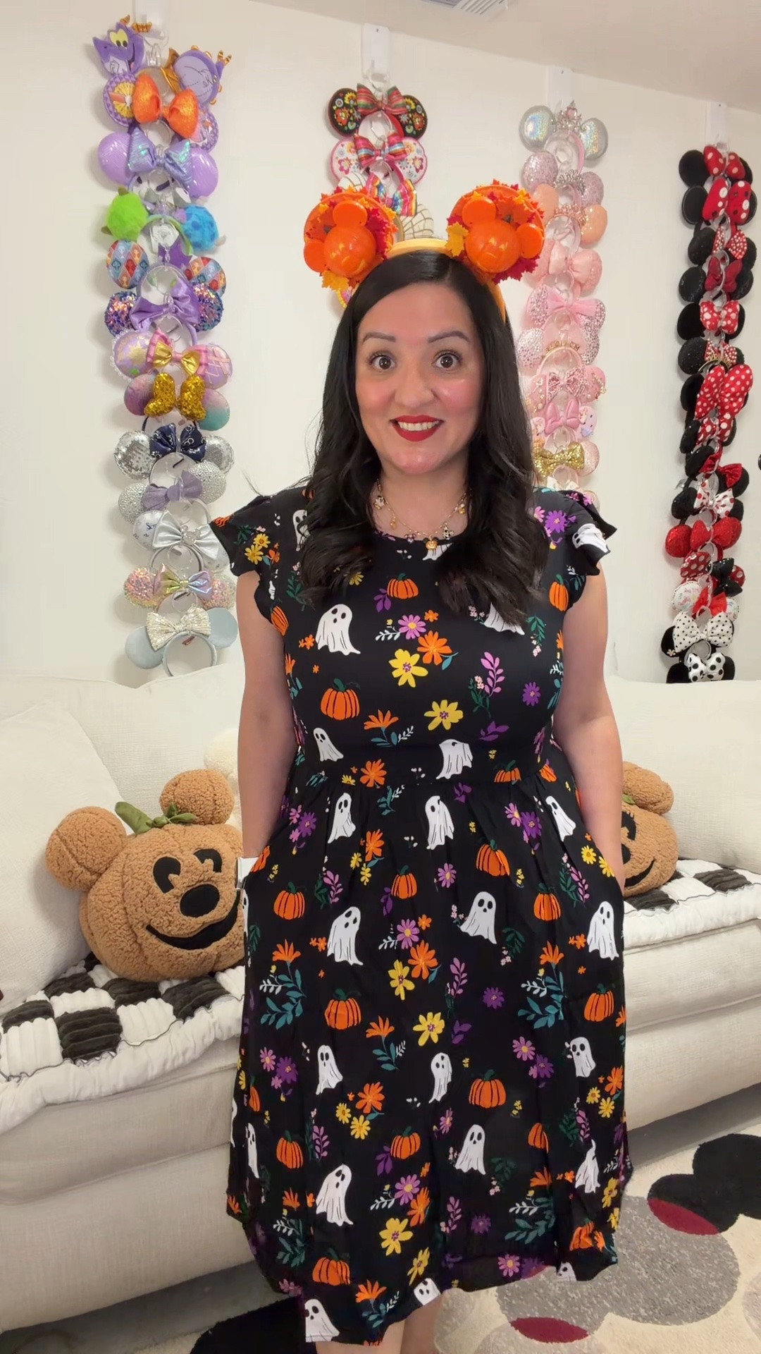 👻🎃 Ghosts + pumpkins = the perfect Halloween outfit! 🎃👻

I’m obsessed with this adorable Ghost Party Rayon Pockets Mini Halloween Dress from @Bloomchic ! 👻🖤 It’s spooky, cute, and those pockets are always a YES in my book! 🙌

And of course, I had to pair it with my favorite pumpkin ears because we all know a Halloween outfit isn’t complete without a little Disney magic! 🎃✨

Perfect for Disney, Halloween parties, or just embracing your spooky season spirit! 🧡

🛍️ I’ve linked the dress + details in my LTK!

#BloomChic #HalloweenStyle #DisneyHalloween #PlusSizeFashion #SpookySeason

#LTKgrwm #LTKdayinmylife #LTKootd