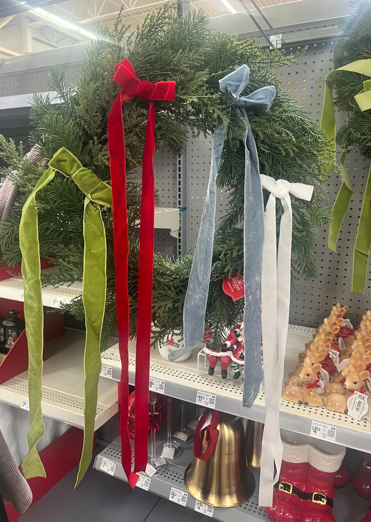 Cutest Christmas wreath alert!!🎄✨This Walmart find is giving classic holiday charm with those long velvet ribbons in red, white, blue, and green. Perfect for your front door or mantle moment!

Walmart holiday decor, Christmas wreath, velvet ribbon wreath, festive front porch, classic Christmas style, Christmas home decor, budget friendly decor, Walmart Christmas finds

#LTKHome #LTKFindsUnder50 #LTKSeasonal