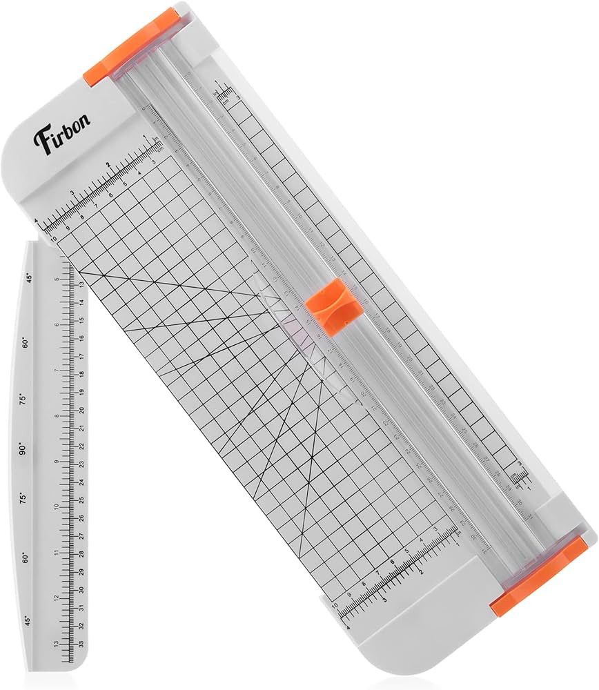 Firbon A4 Paper Cutter 12 Inch Titanium Paper Trimmer Scrapbooking Tool with Side Ruler for Craft... | Amazon (US)