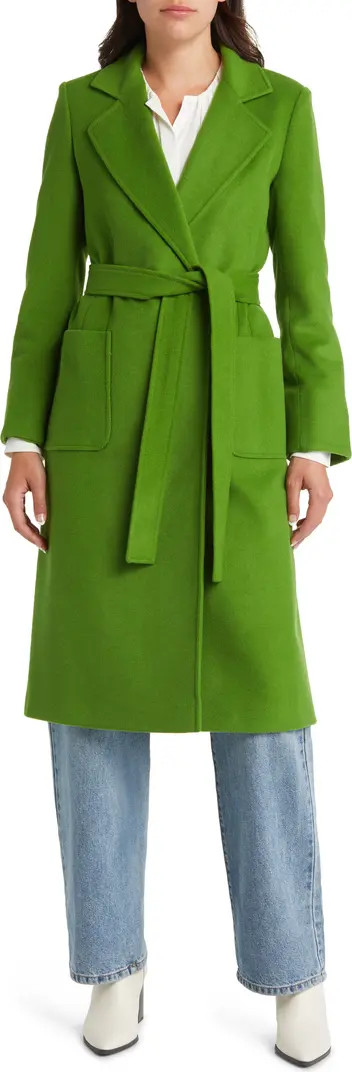 Wool Blend Wrap Coat | Nordstrom
