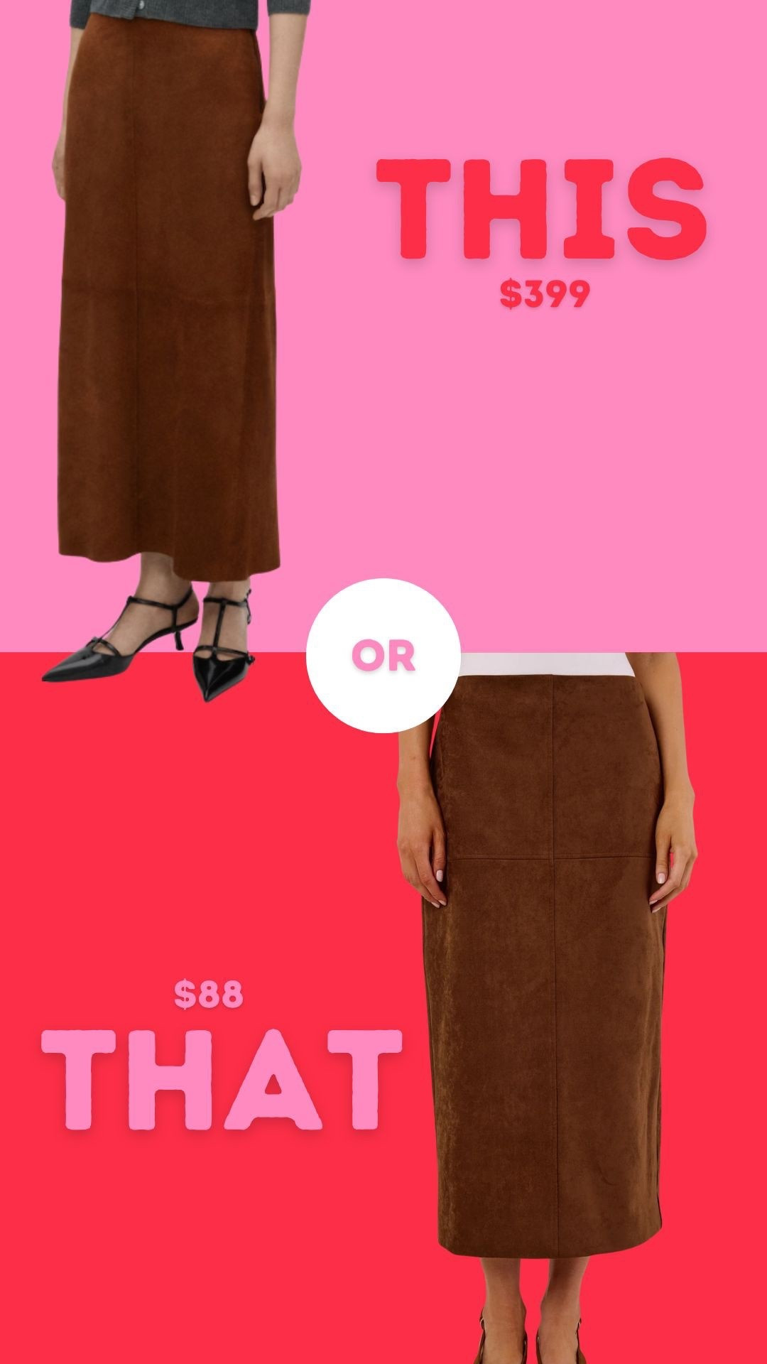 this or that brown suede skirt … 

#LTKWorkwear #LTKFindsUnder100 #LTKSeasonal