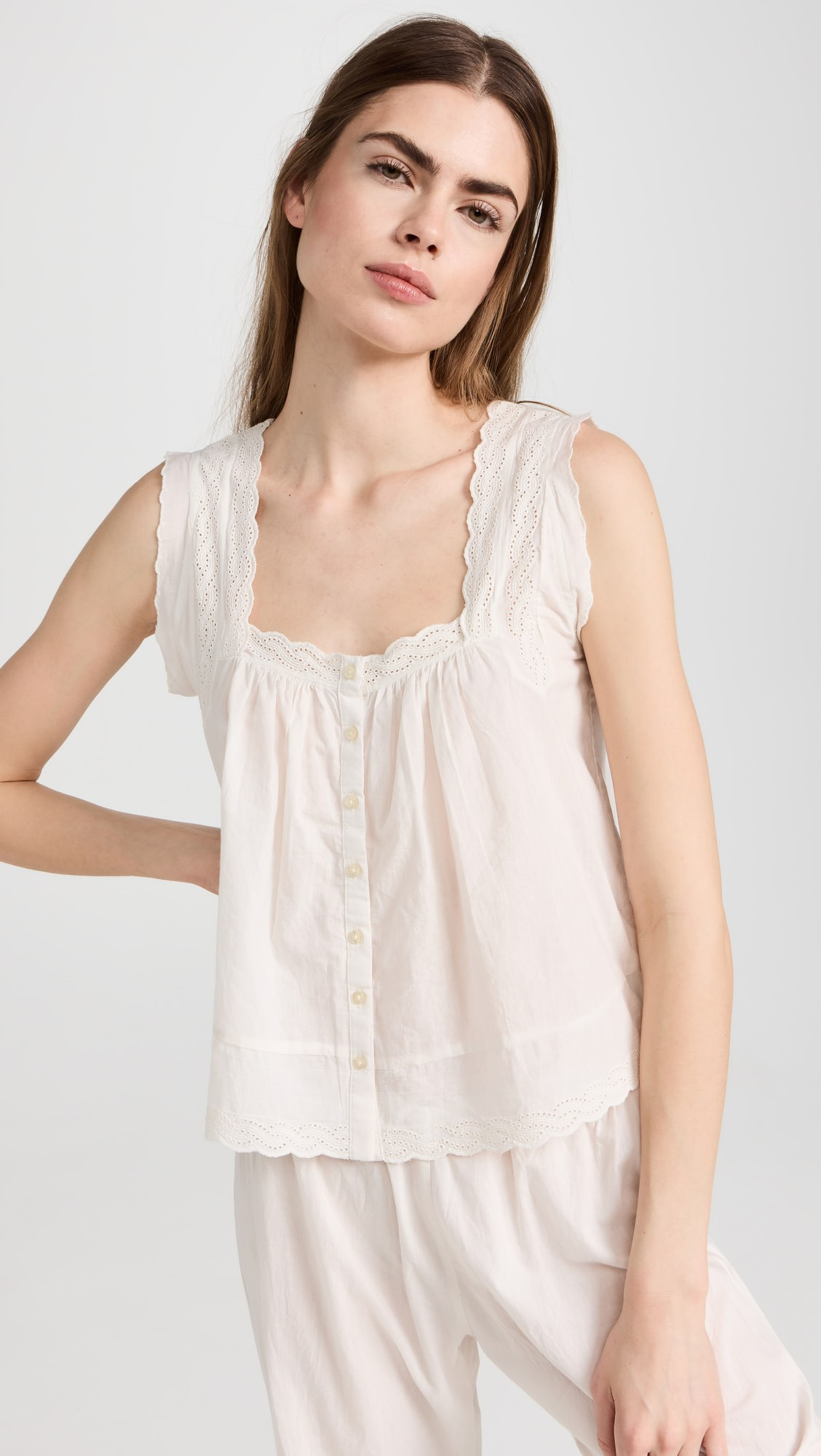 The Eyelet Tank | Shopbop