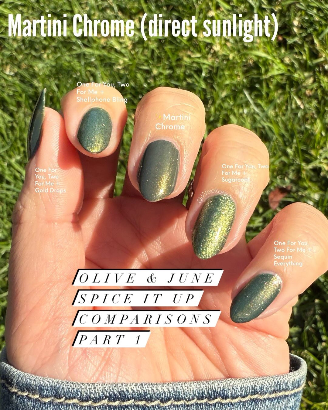 PR) SURPRISE! For the first time ever, O&J is spicing things up with a new limited edition holiday collection, just in time to celebrate the Cyber Sale! Instead of $85 (a $138 value), you can snag the entire Holiday 2024 Collection with 7 polishes and all the tools you need, for only $63.75! ✨

🙏 I would be so grateful if you shopped with my link, and don’t forget to use 25OFF from 11/14 to 12/2/2024! Everything on OliveandJune.com is 25% off - it’s their best sale of the year and when I stock up on all gifts and essentials! 💞

🍸Martini Chrome: NGL, I was on the fence about this. However, after wearing it for a bit, it’s actually a pretty cool color! It gets darker in the shade, but it really shines and pops under sunlight. I did my best to duplicate it with existing colors from the O&J lineup, and I think I got pretty close? LMK what you think!

💙 Sapphire Season: while this is close to Midnight (Quick Dry), it is lighter, slightly dustier, and, of course, in the Long-Lasting formula. It was pretty in two coats! One of my favorites from this launch 🤩

🌌 Past My Bedtime: this is like Stargaze but with more holographic glitter payoff. It’s like when you want dark nails, but also want rainbow glitter! The glitters pop way more on this versus Stargaze (plus, again - LL vs. QD formulas) 💫

If you miss the sale, you can always use CARINA20 for 20% off first Olive and June Systems. Link in bio ♥️ I am so grateful whenever you shop through my link, it helps me stay in the program and allows me to continue to do these type of posts for you! 

#oliveandjune #oliveandjunepartner #oliveyourmani #theinstantmani #pressonnails #ojnails #perfectnails #diymanicure #💅byPoppy #olivemymani #WeekendManis #quickdry #winternails #oliveandjunecandywrapper #oliveandjunesapphireseason #oliveandjunemilkchocolate #oliveandjunedontspillonthewhitecouch #oliveandjunemartinichrome #oliveandjunesplashofcran #oliveandjunepastmybedtime #blackfriday #cybersale

#LTKHoliday #LTKBeauty #LTKGiftGuide