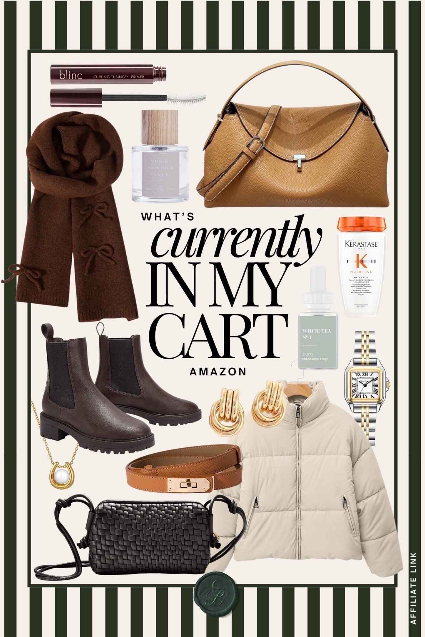 ✨ A little peek at what’s in my cart.
Neutral layers, everyday beauty favorites, and a few classic accessories I keep coming back to. Simple, timeless pieces that make getting dressed feel easy. 🤍

#AmazonFashion #AmazonStyle #AmazonOutfits #LTKStyle #LTKFashion #WinterOutfits #FallFashion #AmazonFinds #LTKFindsUnder100 #LTKFindsUnder50

#LTKBeauty #LTKSeasonal
