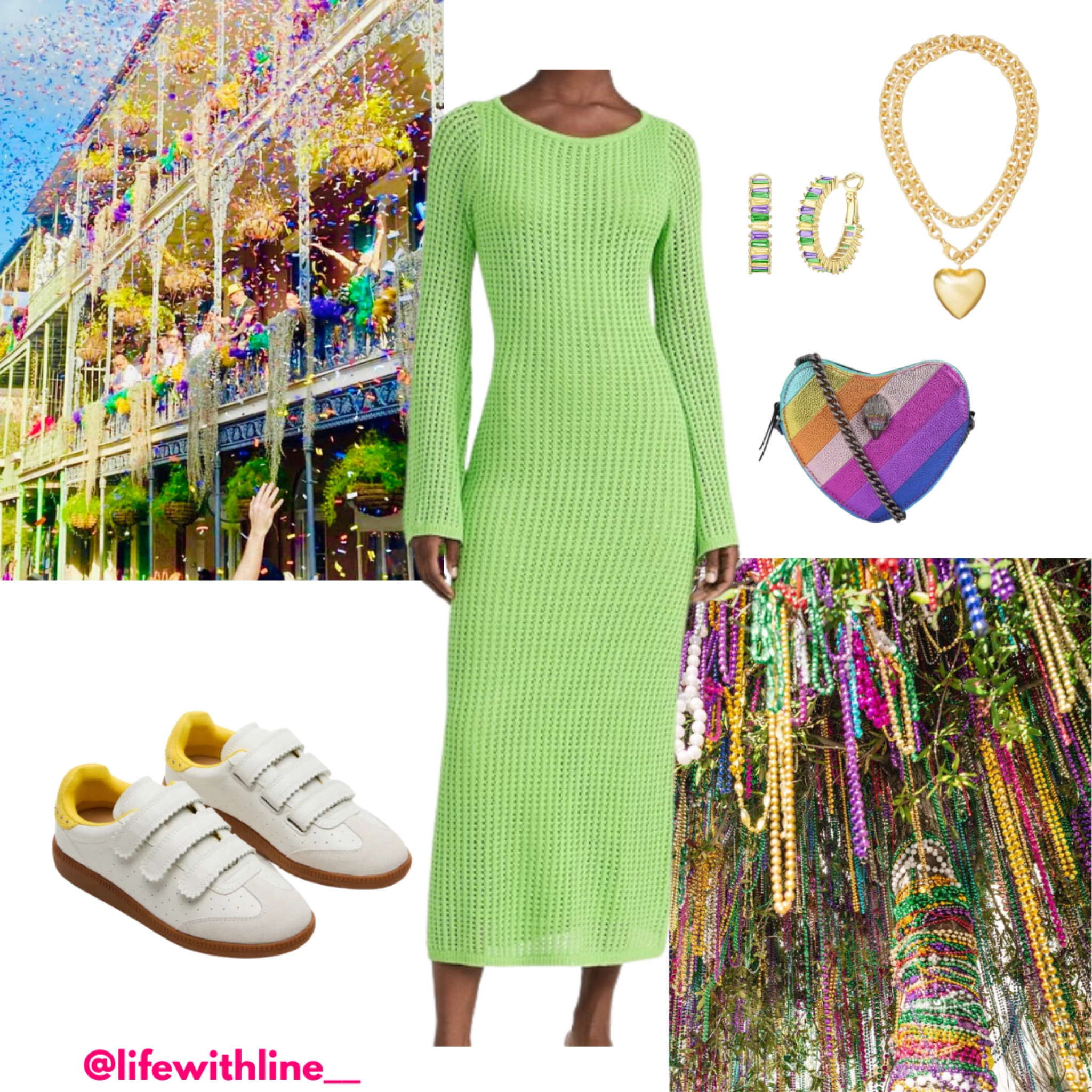 Mardi Gras Outfit Inspo!!! love this dress find!! on huge sale!! +these cute sneakers under $100!

#LTKSeasonal #LTKFindsUnder100 #LTKStyleTip