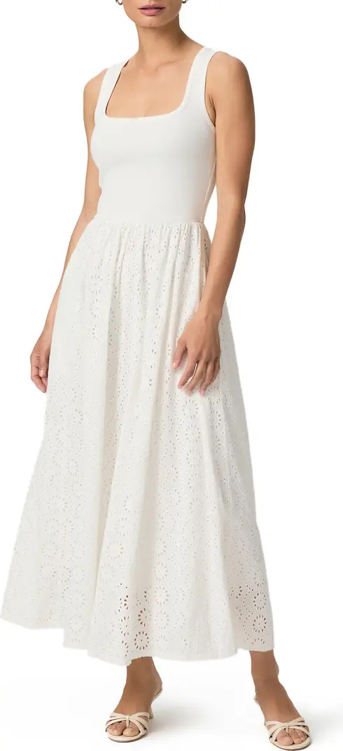 Morel Eyelet Sleeveless Maxi Sundress | Nordstrom
