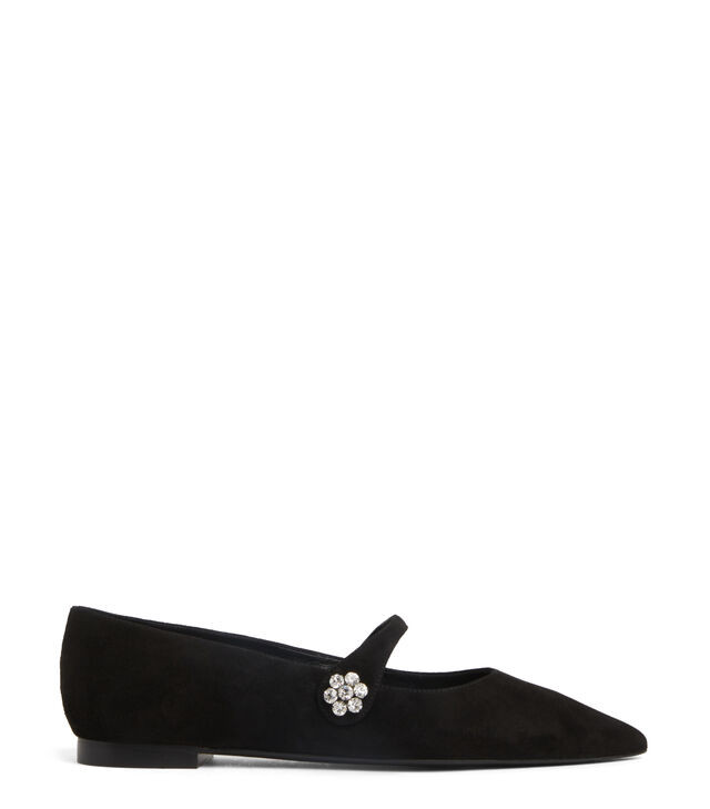CRYSTAL FLEUR MARY JANE FLAT | Stuart Weitzman EU & UK