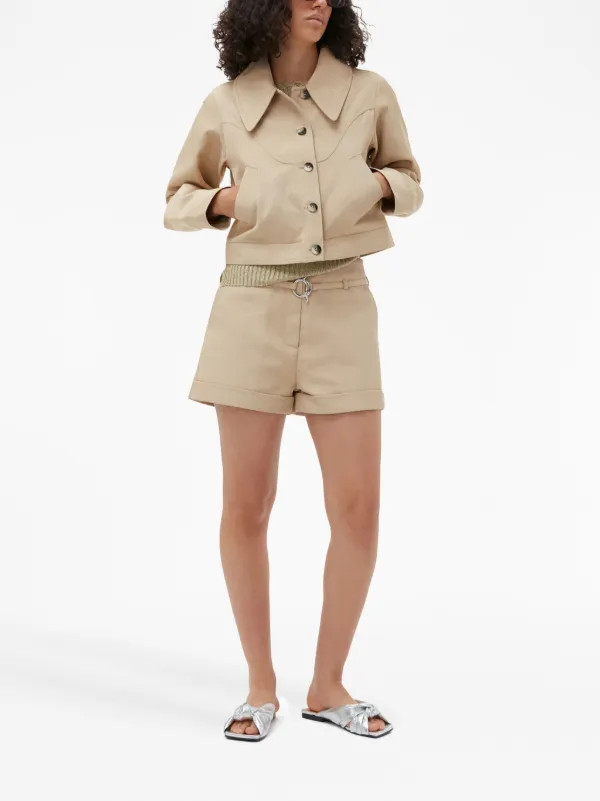 heavy twill short jacket | Farfetch Global