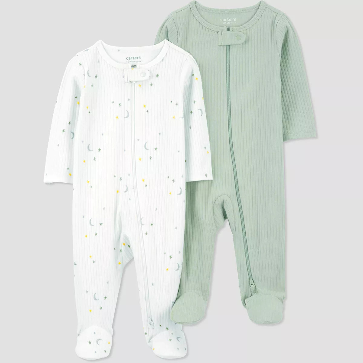 Carter's Just One You® Baby 2pk Sleep N' Play - Green/Ivory | Target