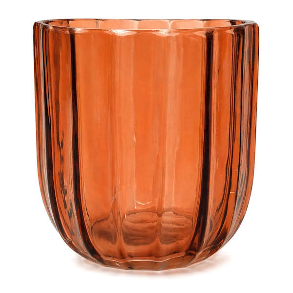 Fall Ambrosia Orange Glass Tumbler, sold by At Home | At Home
