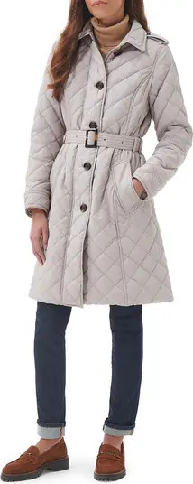 Barbour Rosalind Quilted Belted Trench Coat | Nordstrom | Nordstrom
