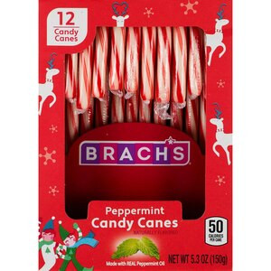 Brach's, Peppermint Candy Canes, 12 ct, 5.3 oz | CVS Health