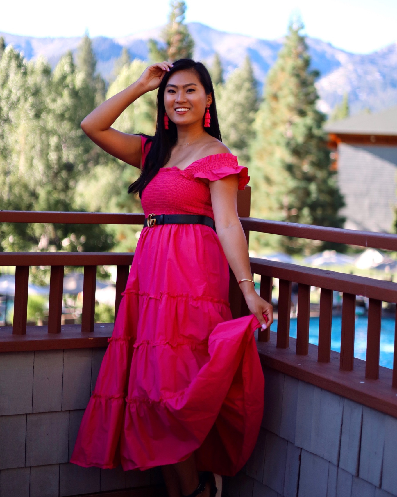 Barbie vibes! This pink midi dress can be worn off or on the shoulder and even has pockets. So easy to throw on for summer. 

Barbie Outfit | Pink Dress | Summer Dress | Casual Dress#LTKunder100 #LTKFind

#LTKSeasonal