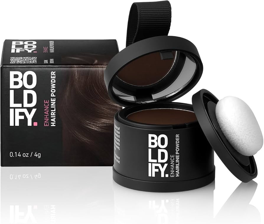 BOLDIFY Hairline Powder Instantly Conceals Hair Loss, Root Touch Up Hair Powder, Hair Toppers for... | Amazon (US)