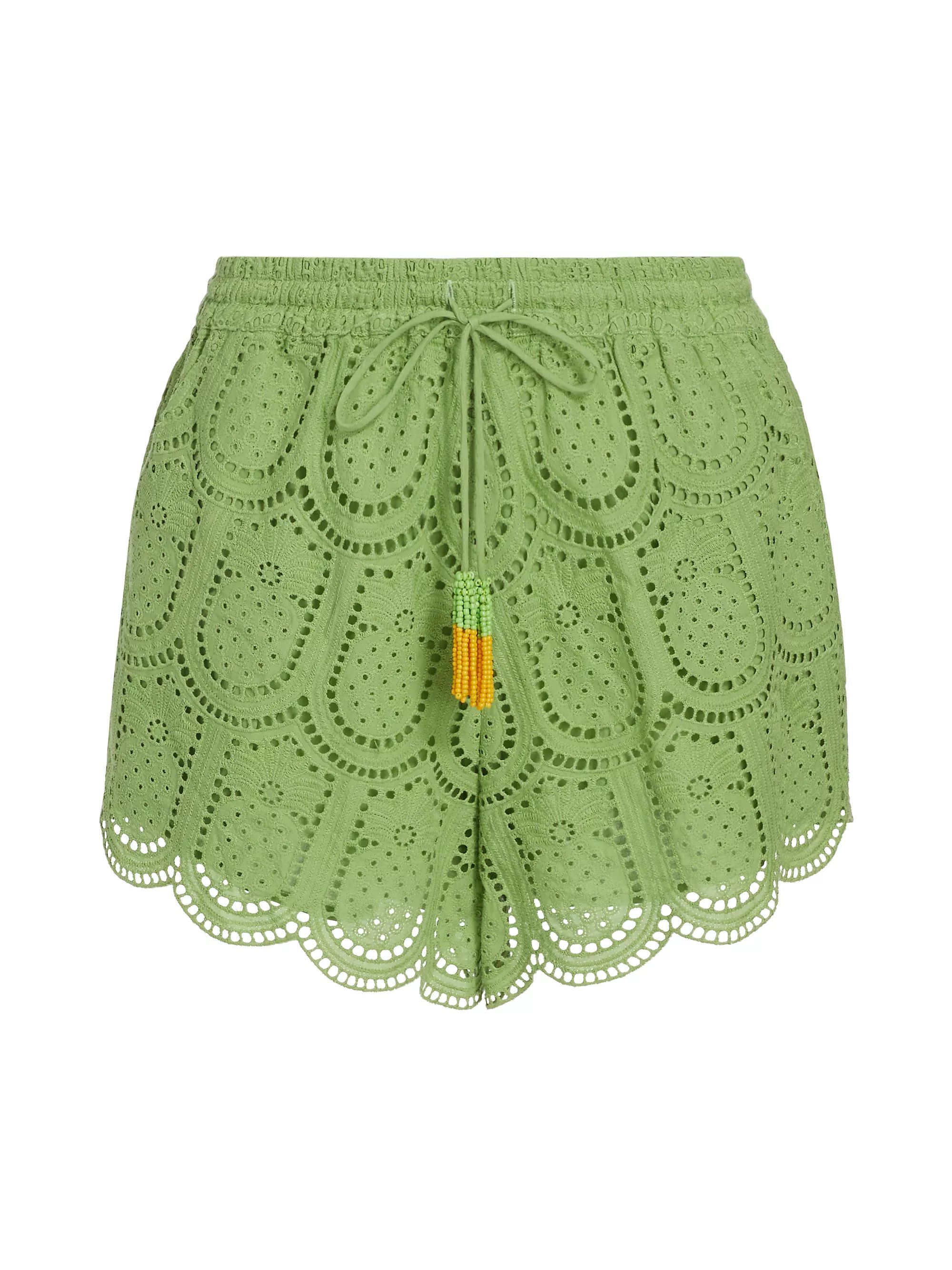 Pineapple Eyelet Shorts | Saks Fifth Avenue