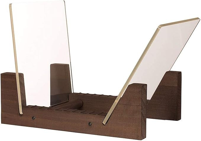 KAIU Vinyl Record Storage Holder - Stacks up to 30 Albums, 7 or 12 inch - Solid Wood Stand with C... | Amazon (US)