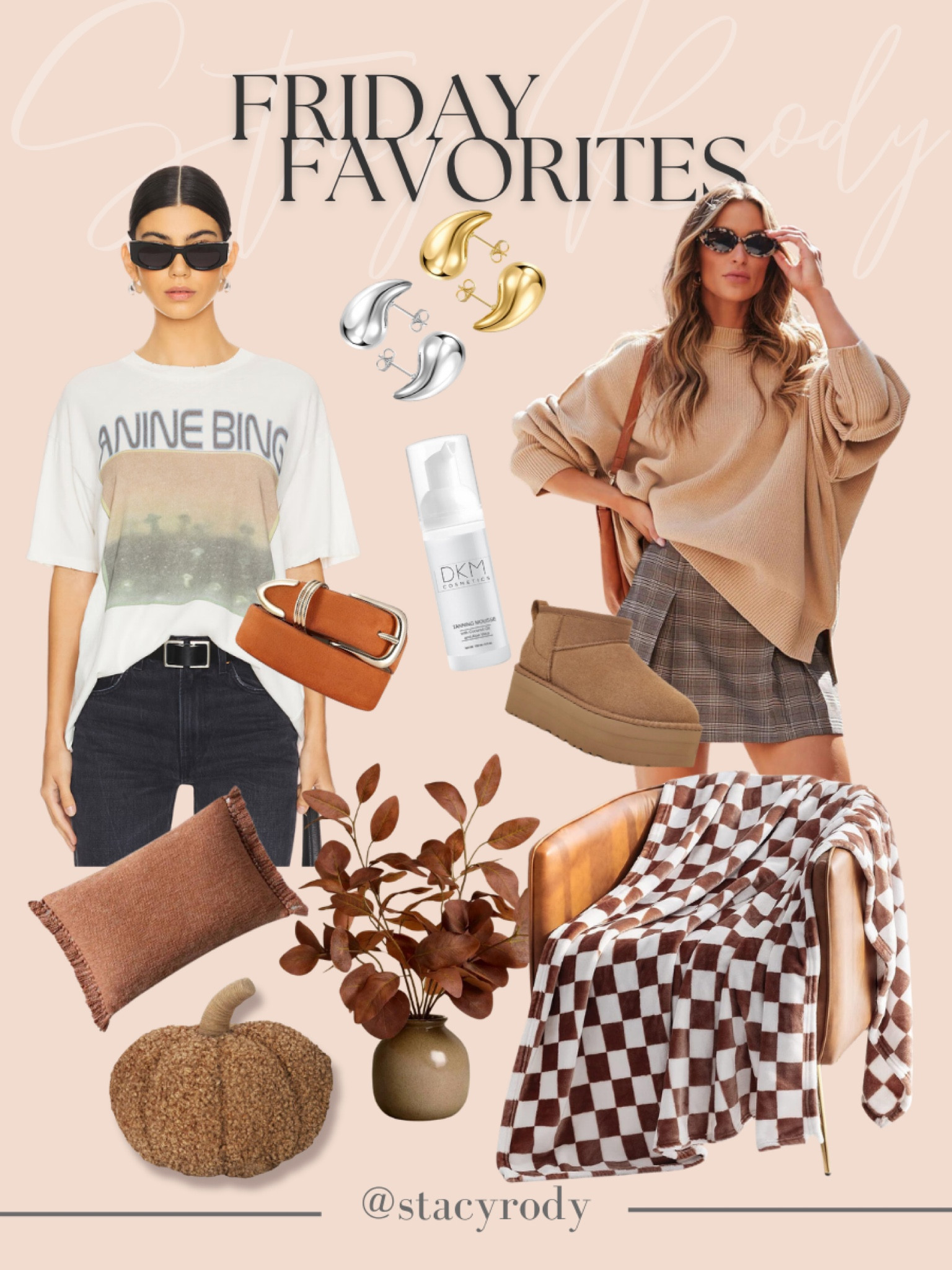 Fall favorites 
Home decor 
Target 
Anine Bing
Self-tanner
Amazon gift ideas / throw blankets 

#LTKHome #LTKFindsUnder50 #LTKSeasonal