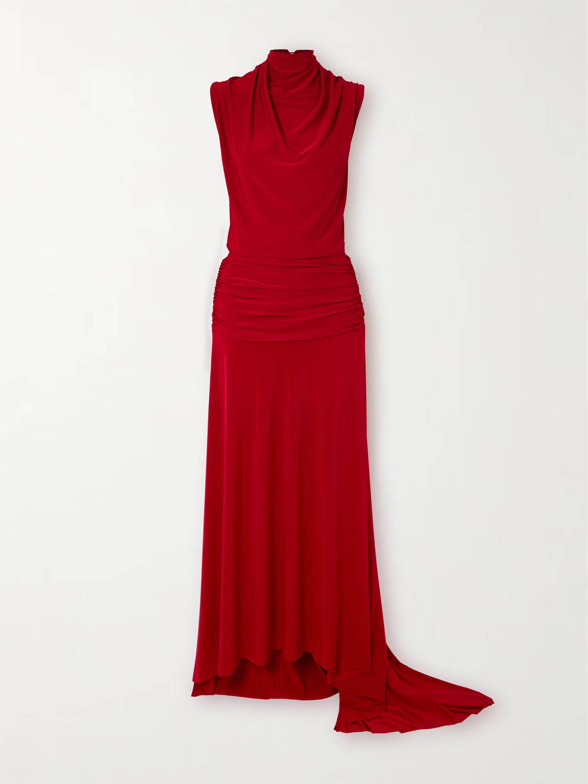 Flek open-back gathered jersey maxi dress | NET-A-PORTER (UK & EU)