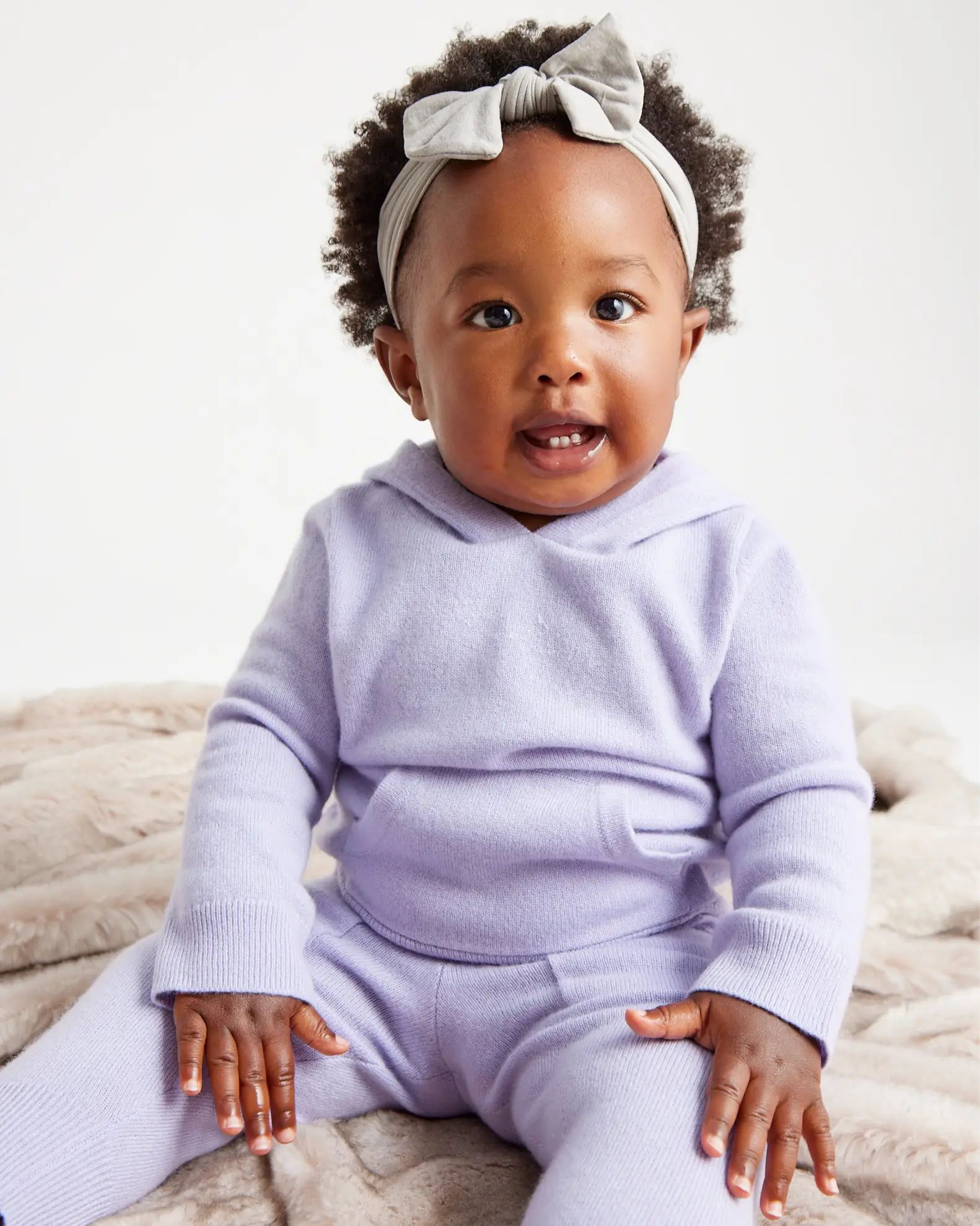 Mongolian Cashmere Hoodie & Jogger Bundle - Baby Gender Neutral | Quince