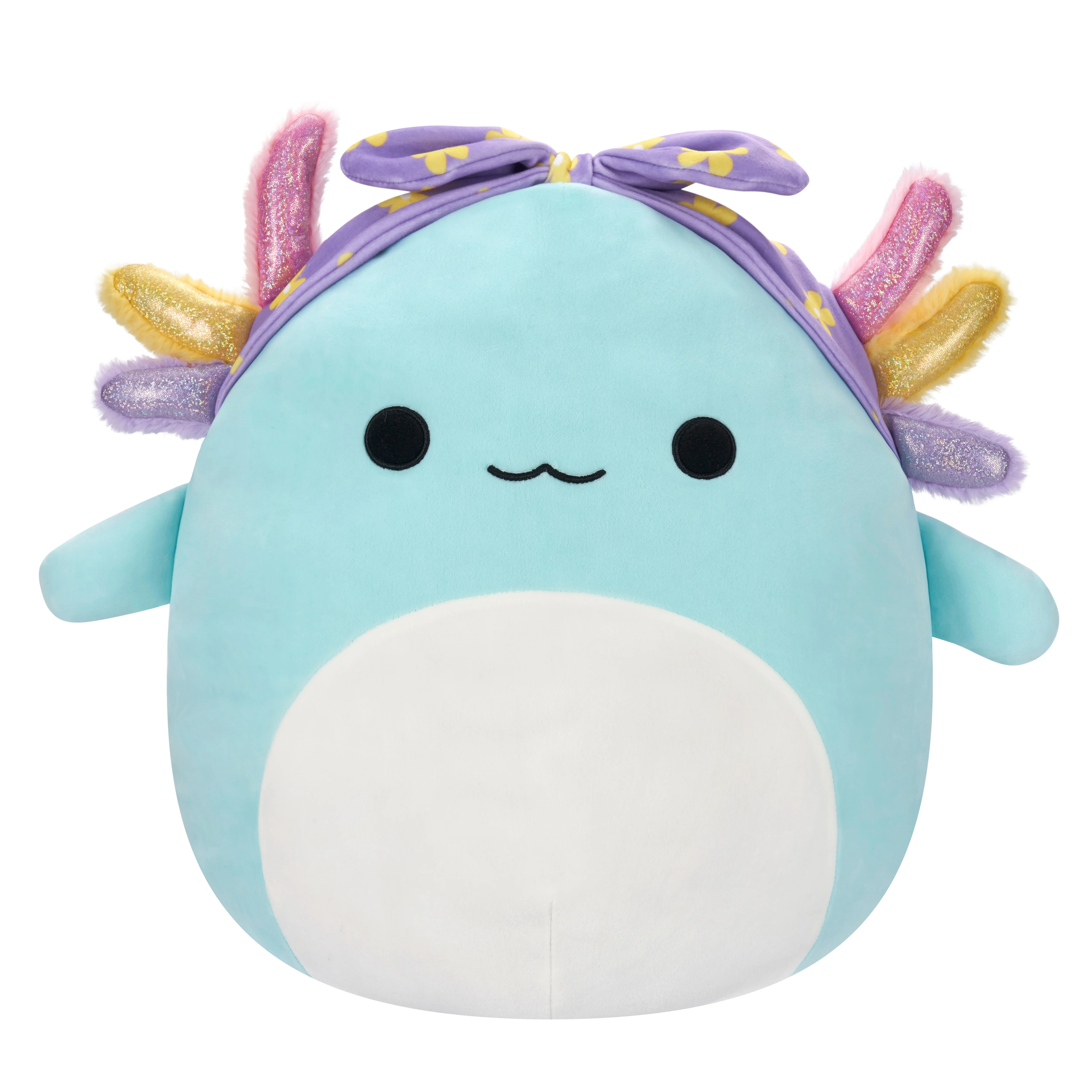 Squishmallows 16” Irina the Teal Axolotl with Rainbow Gills - Ultra Soft Easter Plush | Walmart (US)