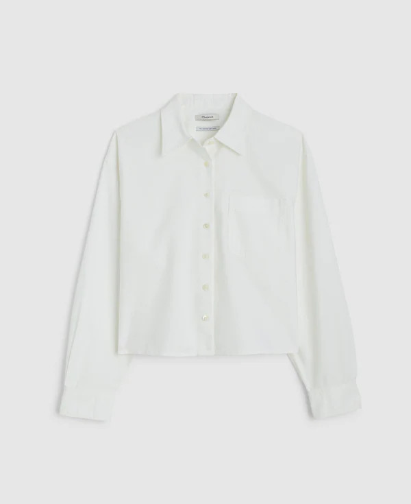 The Cropped Easy Shirt | Madewell