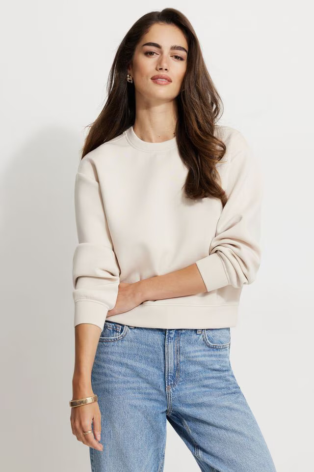 Anywear Scuba Sweatshirt | Dynamite Clothing