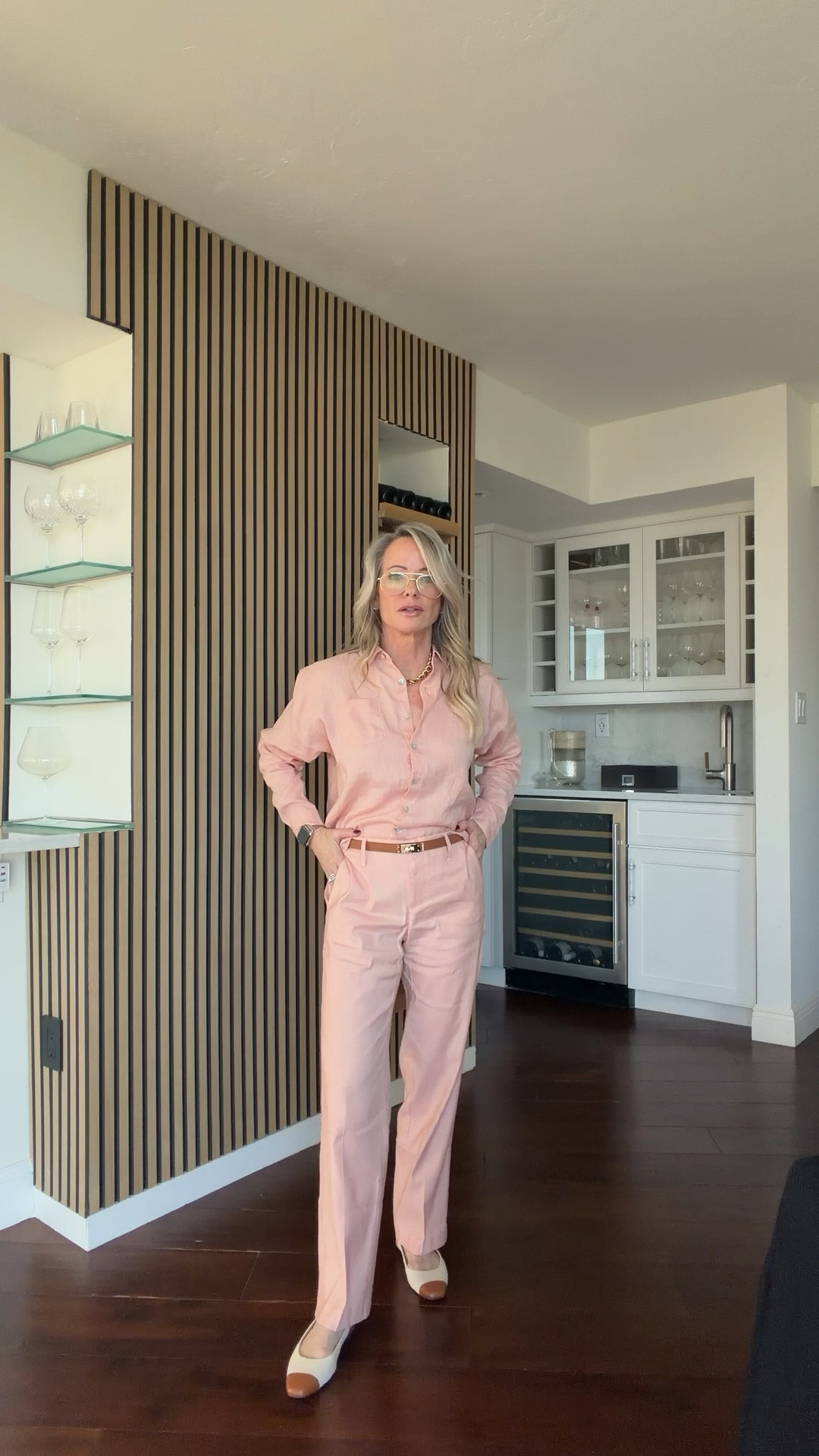 My favorite type of spring outfit — breathable linen and a flattering petite fit 🤍 This matching shirt and trouser set is polished but incredibly comfortable and easy to wear all season.

#LTKOver40 #LTKgrwm #LTKSeasonal