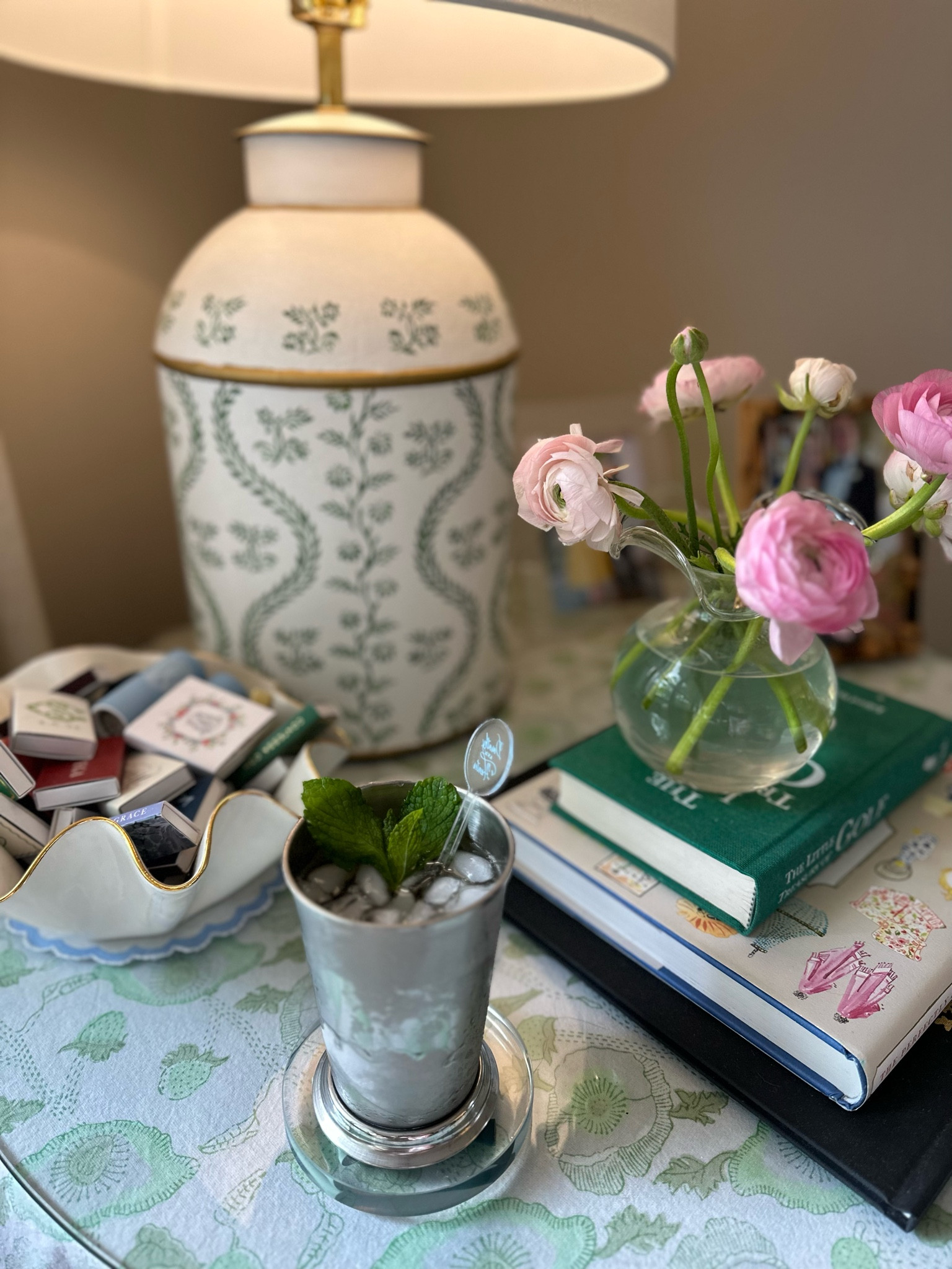 Kentucky Derby set up complete with a mint julep and reusing our custom stir sticks from our wedding weekend!

#LTKfindsunder100 #LTKfindsunder50 #LTKparties