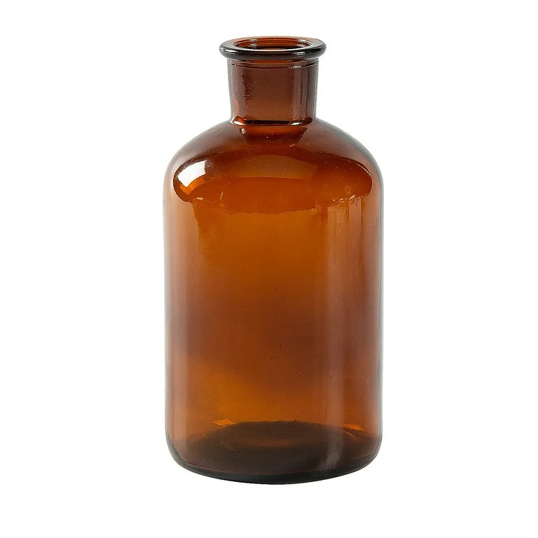 Amber Glass Bud Vases - 6 Pieces | Walmart (US)