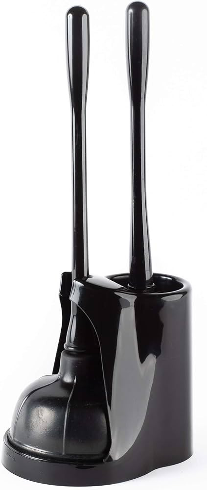 Klickpick Home Plastic Toilet Bowl Brush Cleaner and Plunger Combo Set Kit with Holder Caddy for ... | Amazon (US)