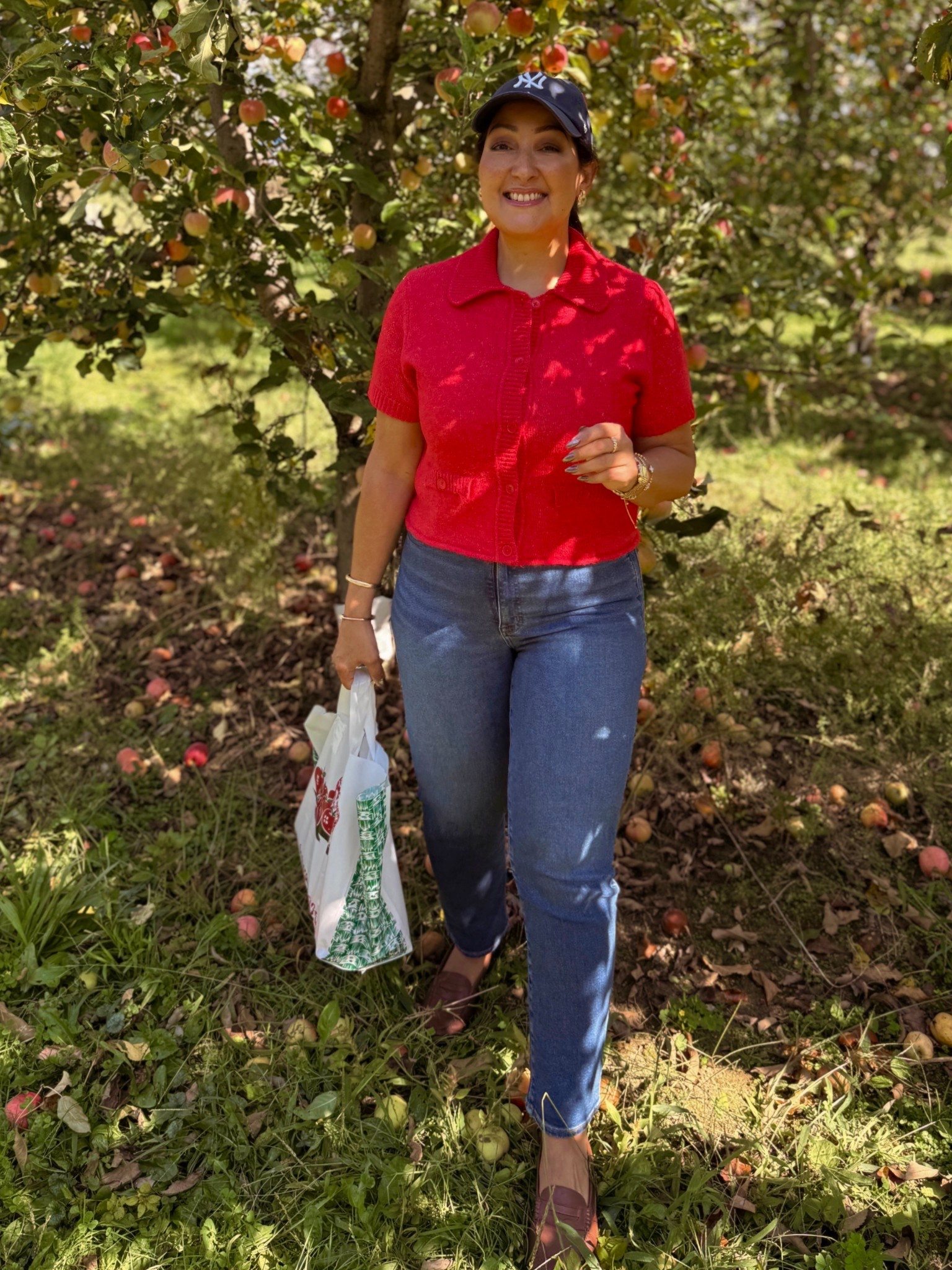 I spent the weekend wandering the orchard in my favorite fall layers. Cozy bright short sleeve sweater, penny loafers and stovepipe jeans! 
Casual outfit, fall sweater, fall style

#LTKSaleAlert #LTKStyleTip #LTKSeasonal