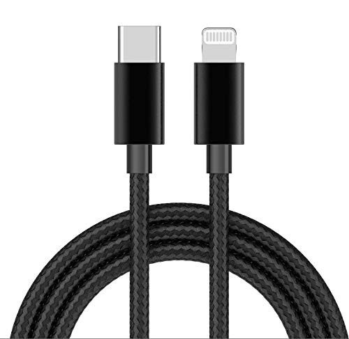 Apple MFi Certified USB C to Lightning Cable 4 FT Charger/Sync for iPhone X/XS/XR/XS Max / 8/8 Plus, (for Use with Type C Chargers) 4FT (Black) | Amazon (US)