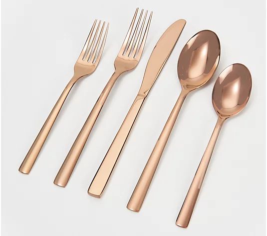 Cambridge 20-Piece Service for 4 Stainless Steel Flatware Set - QVC.com | QVC