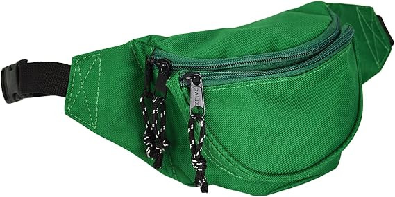 DALIX Fanny Pack w/ 3 Pockets Traveling Concealment Pouch Airport Money Bag | Amazon (US)