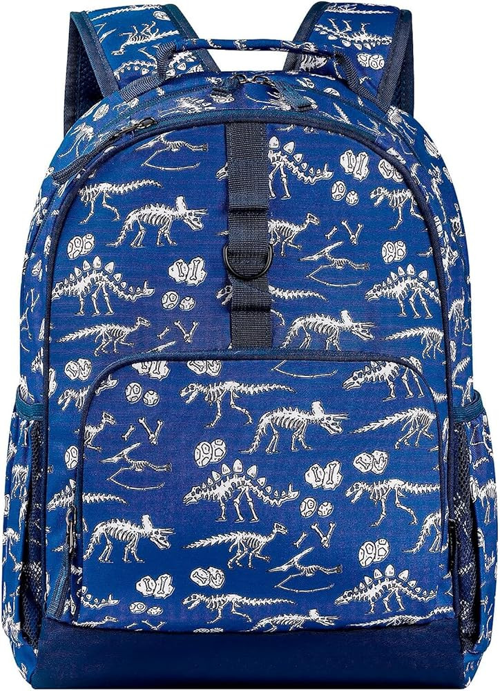 Choco Mocha Dinosaur Backpack for Boys Backpack Elementary School Backpack Kids 17 inch Kindergar... | Amazon (US)