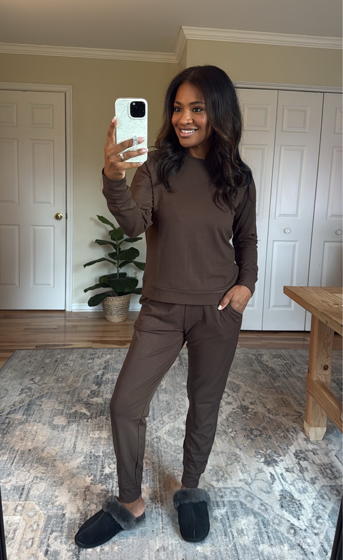 I’m wearing a small in this set. So soft!

#LTKootd #LTKgrwm #LTKOver40