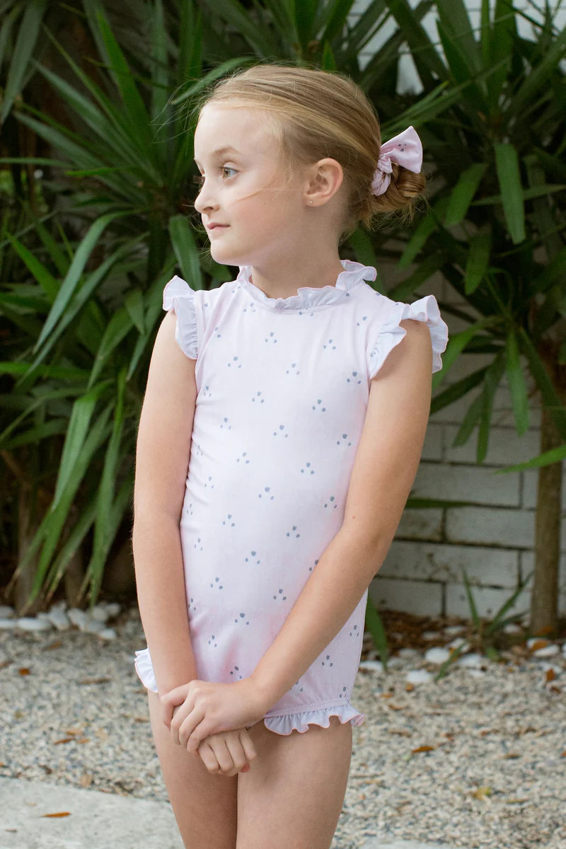 Bingley Suit in Rose Calico | Sun House Children's